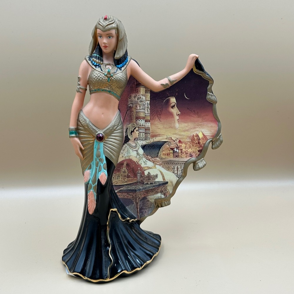 Bradford Exchange Cleopatra Goddess of the Nile Figurine Porcelain A5340 2009